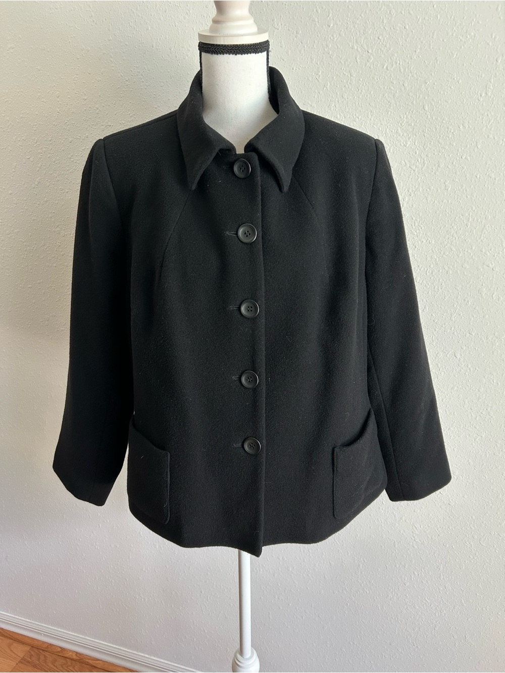 VTG Harve Benard Benard Holtzman Wool Coat Jacket Women’s 18WP Petite Classic